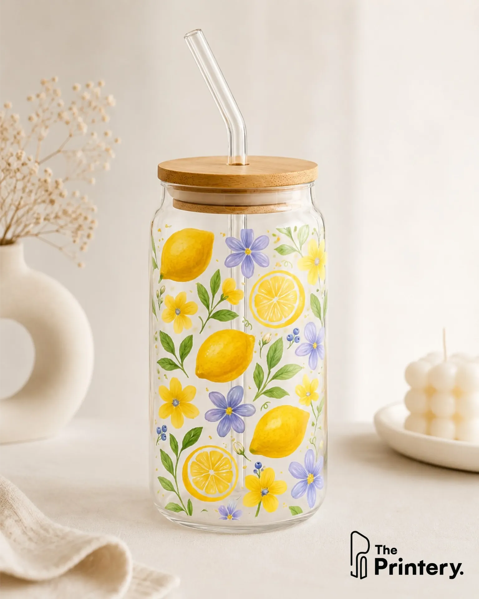 Lemon Glass Tumbler