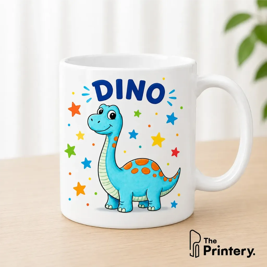 Blue Dino Mugs